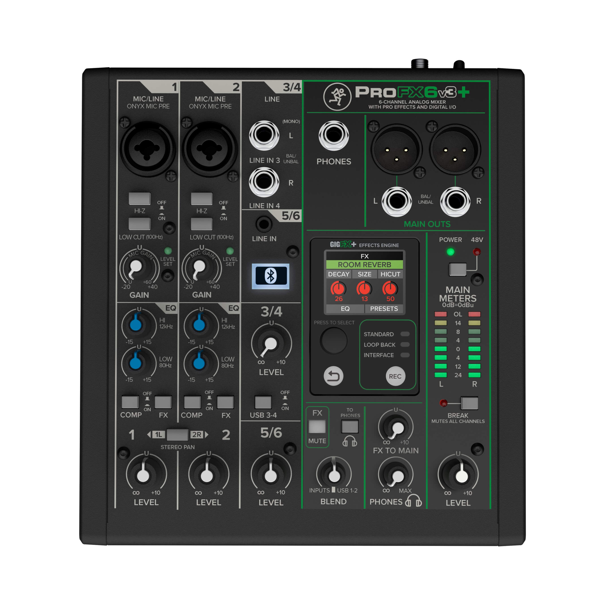 Микшерный пульт Mackie, ProFX6v3+ Black
Микшерный пульт Mackie, ProFX6v3+ Black