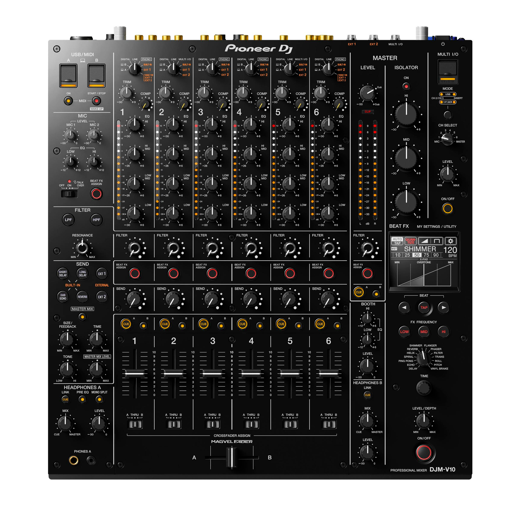 Микшерный пульт Pioneer, DJM-V10 Black
Микшерный пульт Pioneer, DJM-V10 Black
