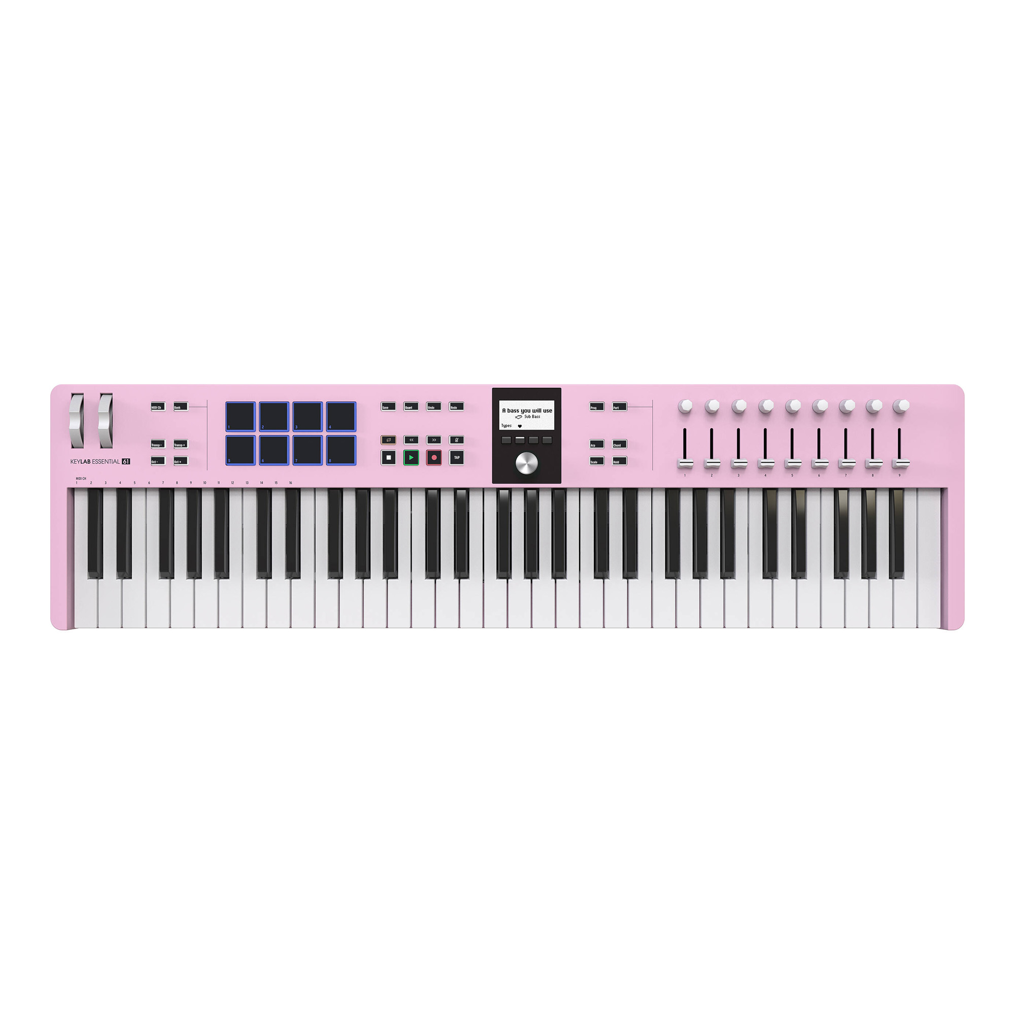 MIDI-контроллер Arturia, Розовый, KeyLab Essential 61 mk3 Rose Quartz
MIDI-контроллер Arturia, Розовый, KeyLab Essential 61 mk3 Rose Quartz