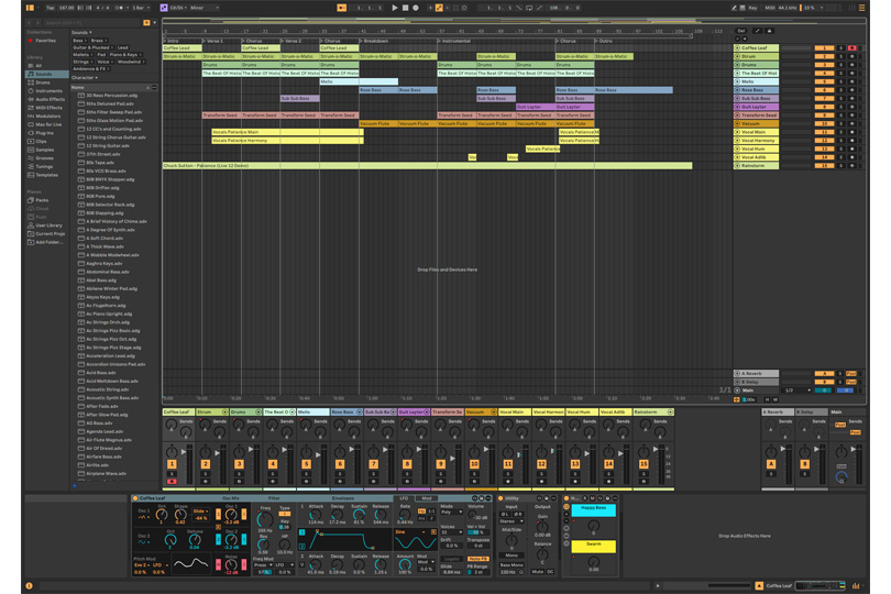 Интерфейс Ableton Live