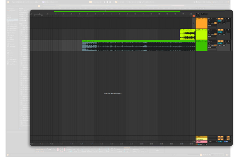 Классический режим интерфейса Ableton Live