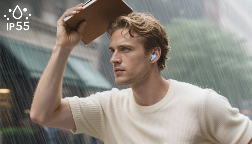 Степень защиты от воды и пыли IP55