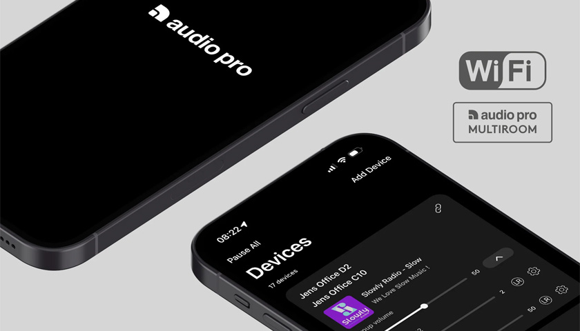Обновленное приложение Audio Pro App