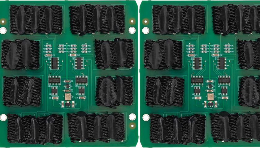 Активные квадратные катушки Тесла