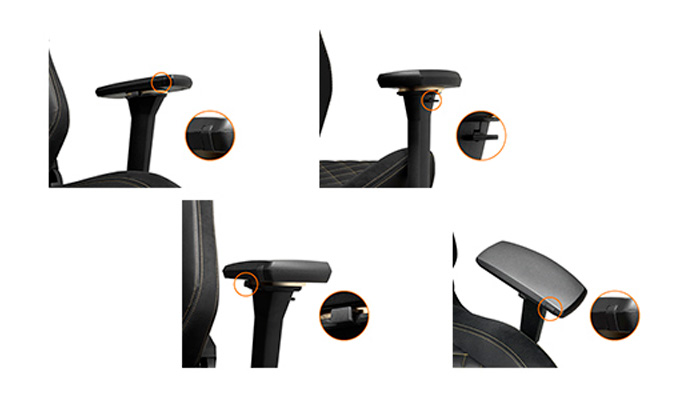 Регулировка подлокотников