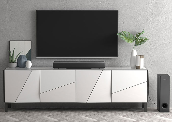 Мощный и громоподобный звук