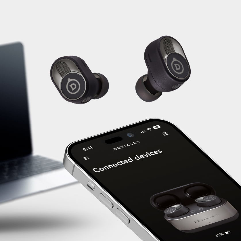 Наушники Devialet Gemini II Matte Black купить в Москве, цена 54990 руб. в интернет-магазине Dr.Head