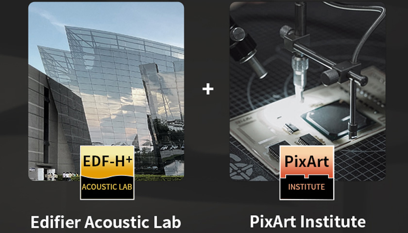 Edifier Acoustic Lab и PixArt Institute