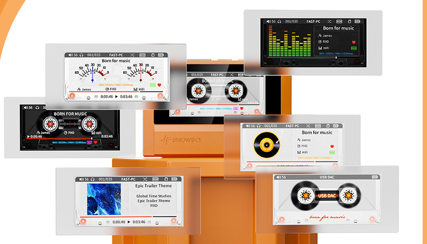 Отображение обложек и текстов песен в формате HD в ярких цветах