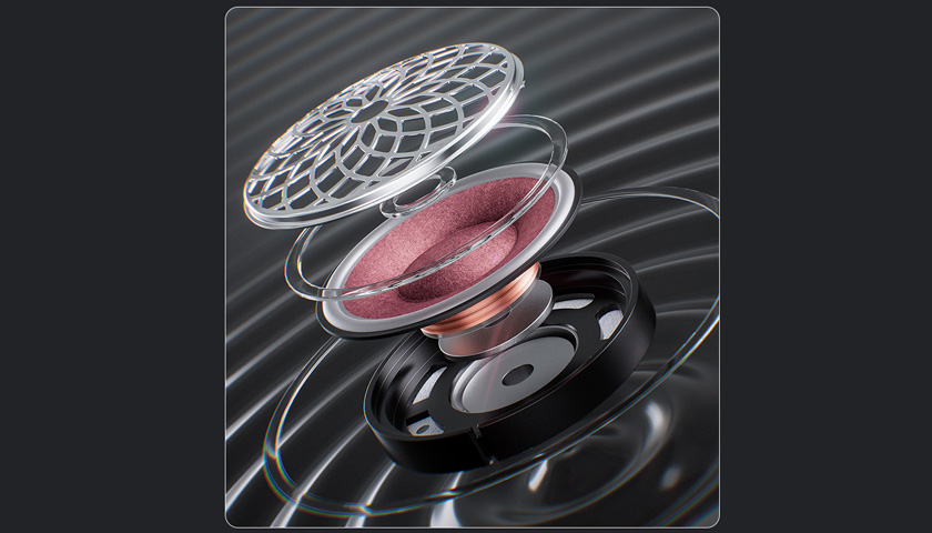 Большой 60-миллиметровый динамический динамик