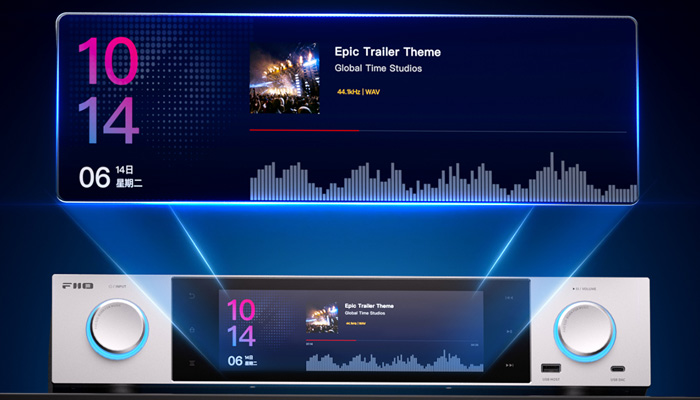 Большой цветной дисплей 7.84"