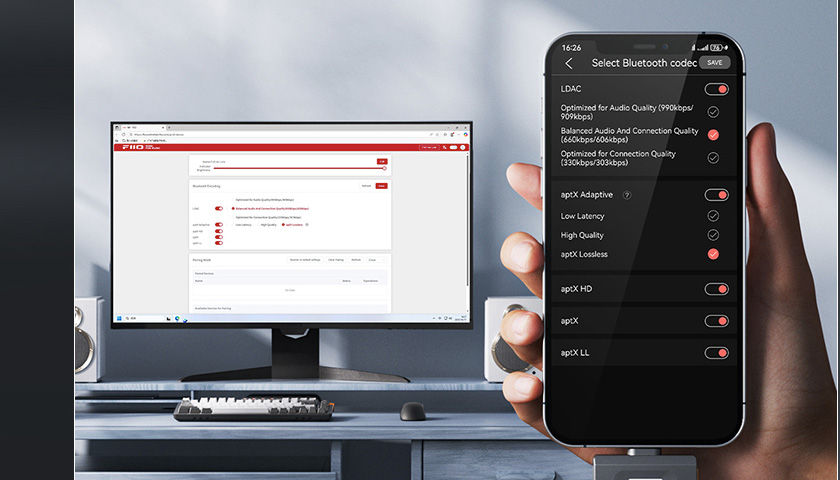 Управление через приложение и веб-интерфейс
