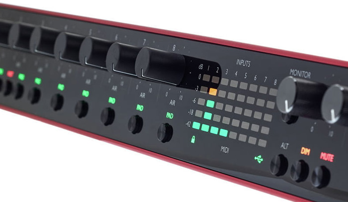 Внешняя звуковая карта focusrite scarlett 18i20 3rd gen