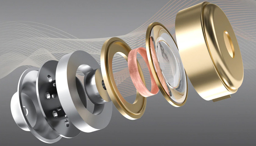 Сдвоенный магнитный низкочастотный большой динамик