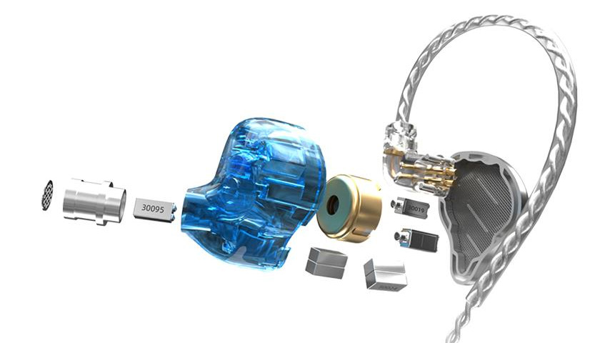 Динамический + 7 сбалансированных арматурных излучателей