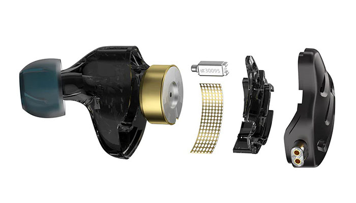 KZ ZNA — внутриканальные гибридные наушники.