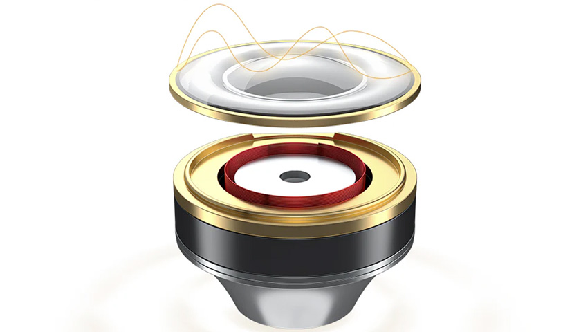 Динамик с двойным магнитным контуром