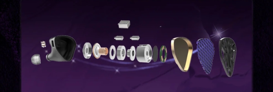 Kinera NOTT Phantom - гибридные, пяти драйверные, внутриканальные наушники.