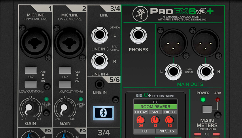Mackie ProFX6v3+
