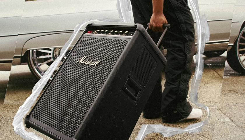 Встроенная ручка и колеса