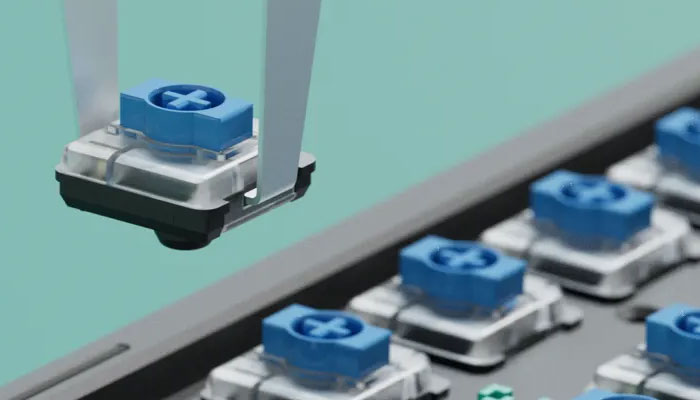 Функция горячей замены, позволяет легко менять переключатели местами