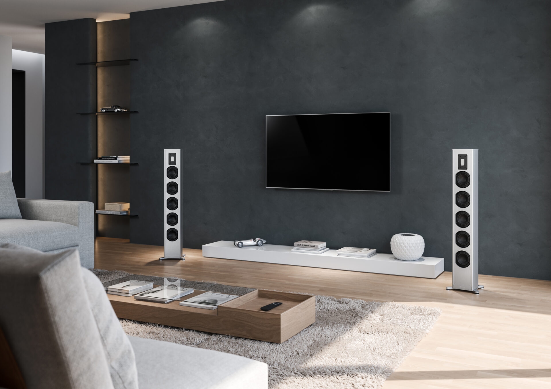 Piega Premium Wireless 701 Gen.2 – активные 3-полосные напольные акустические системы