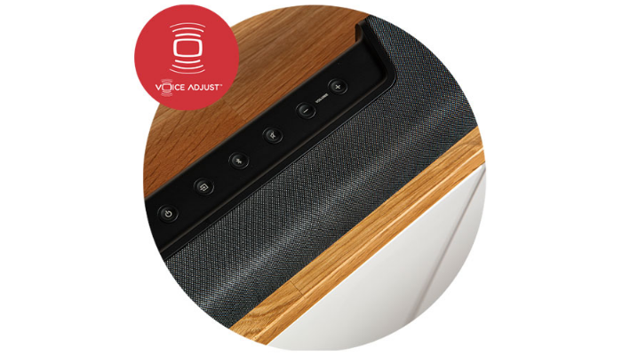 Запатентованная технология от Polk VOICEADJUST (для улучшения слышимости диалогов)