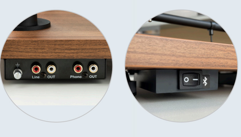 Встроенный фонокорректор и модуль Bluetooth