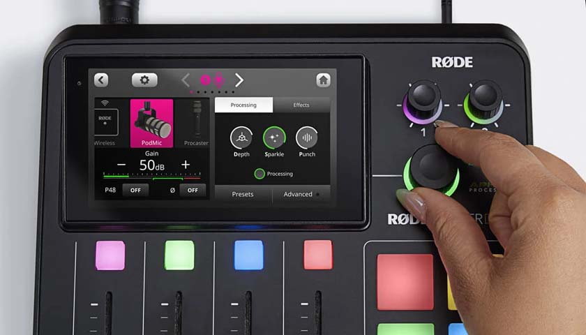 RODE RodeCaster Duo микшерный пульт для подкаста