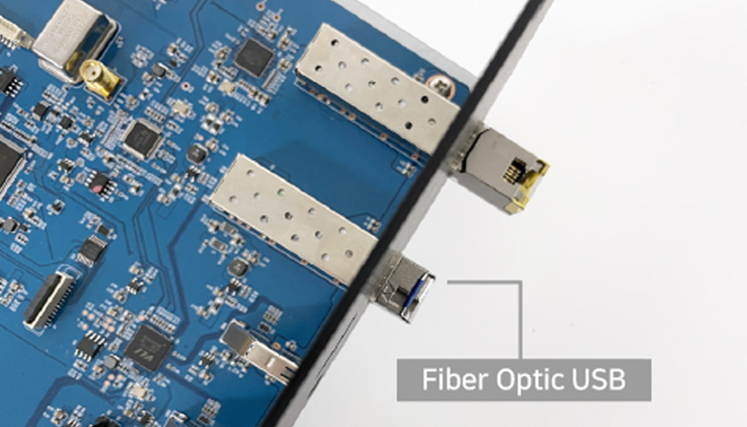 Использование оптической передачи данных при режимах Ethernet, USB