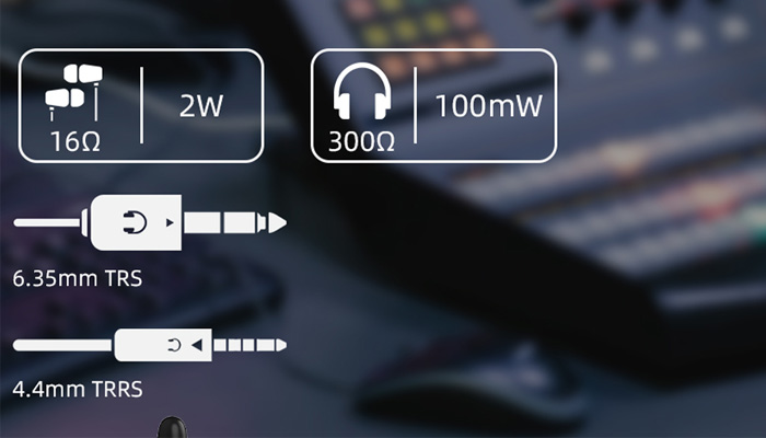 Усиление для наушников с двумя регулируемыми коэффициентами усиления и высокой выходной мощностью