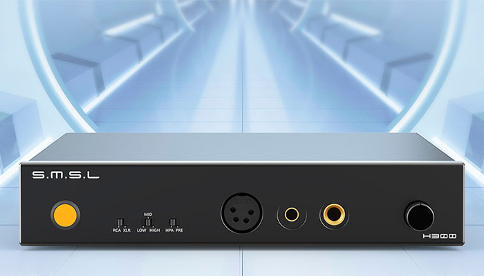 SMSL H300 — полностью балансный усилитель для наушников.
