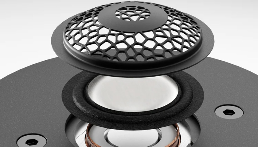 Алюминиевый купольный твитер с алмазным покрытием