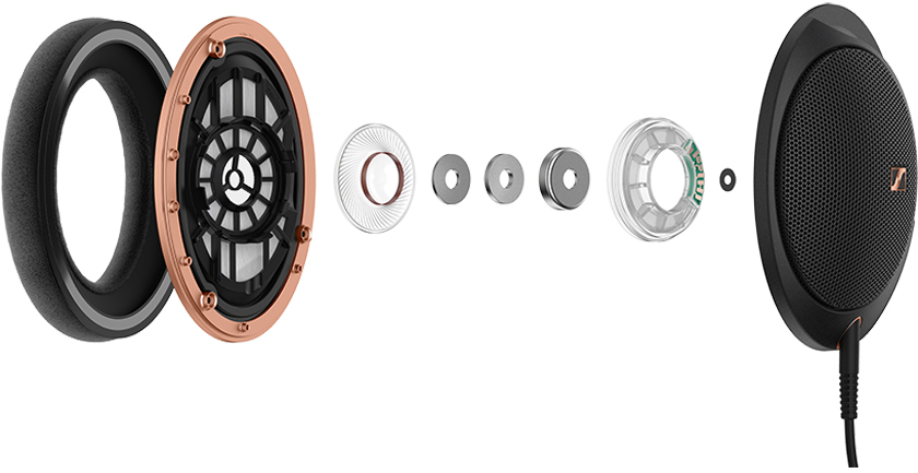 Оптимизированный 120-омный динамик, изготовленный на нашем собственном заводе в Ирландии, обеспечивает чистые средние и высокие частоты