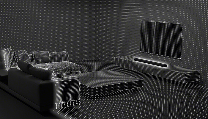 Повышающее микширование контента для преобразования в окружающий звук