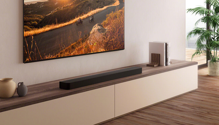 Четыре низкочастотных динамика воспроизводят мощные басы