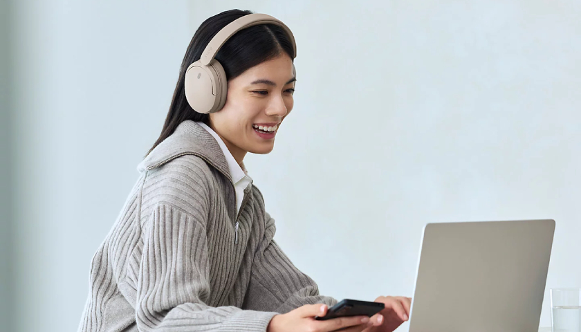Sony WH-1000XM4C Интеллектуальное шумоподавление