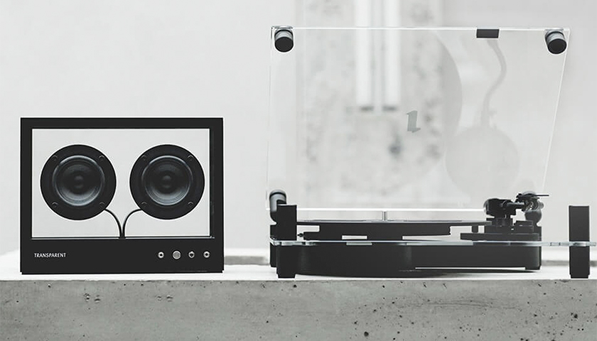 Transparent Turntable проигрыватель винила