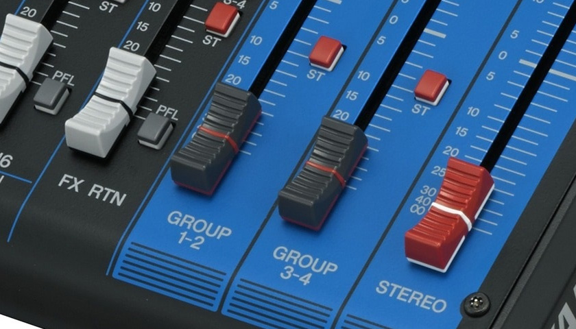 Регуляторы AUX / Effect / Group