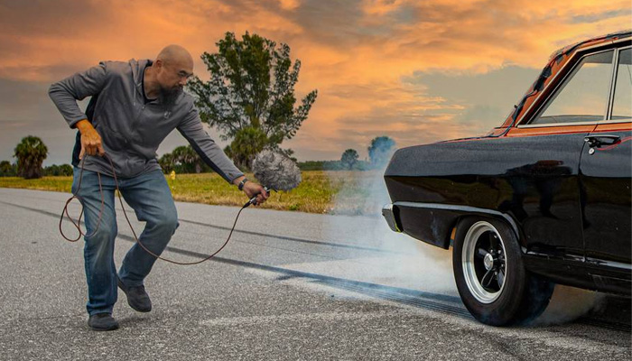 Записывайте взрывной звук