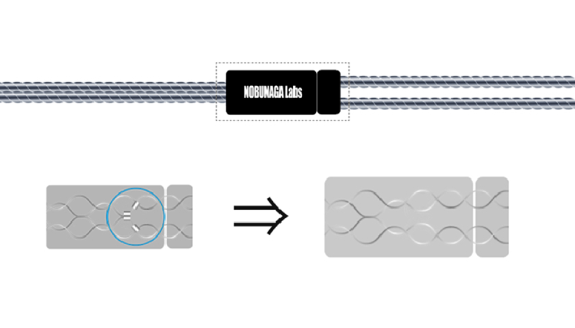 Инновационная плетёная структура Combine Kumogakure Grey