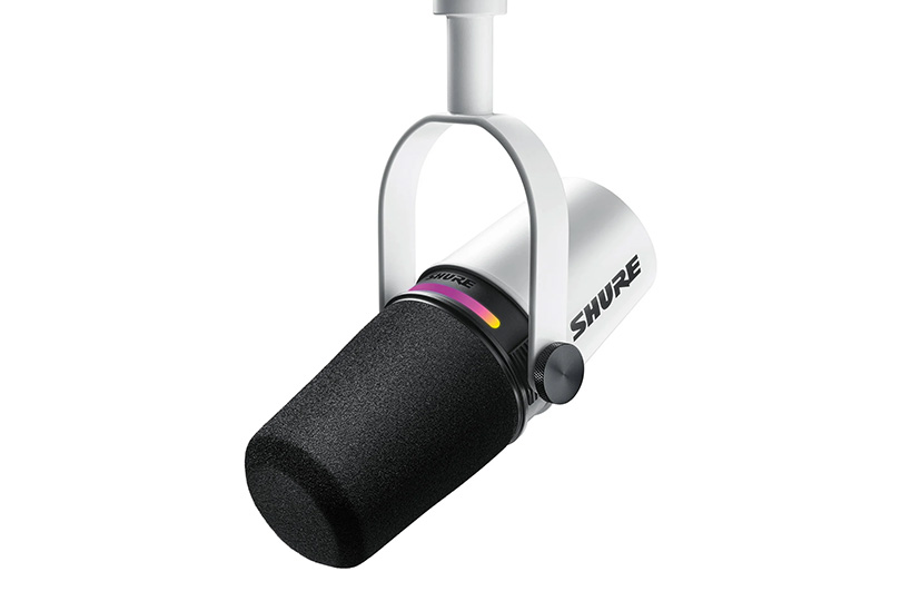 Как выбрать микрофон для стрима и подкастов Shure MV7+ White