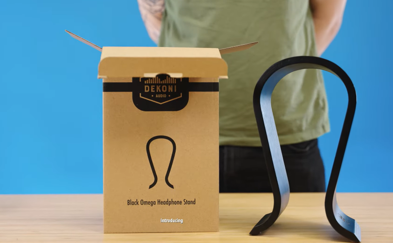 Dekoni Audio Omega Headphone Stand Black