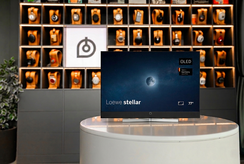 Loewe Stellar 77 Vi Alu Black — премиальный экран для домашнего кинотеатра
