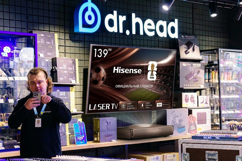 Hisense 139L9QD — ультракороткофокусное решение с большим изображением