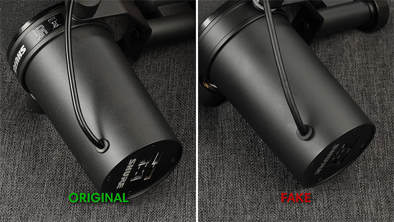 fake check shure sm7b наклейка