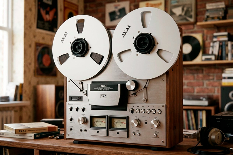 Akai GX-630D — трёхмоторная классика с прямым приводом