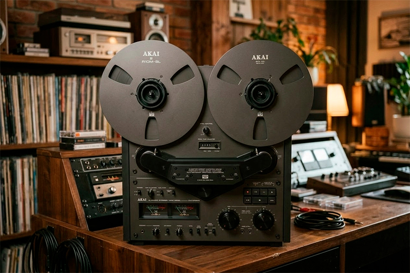 Akai GX-635D — шесть головок и работа в двух направлениях