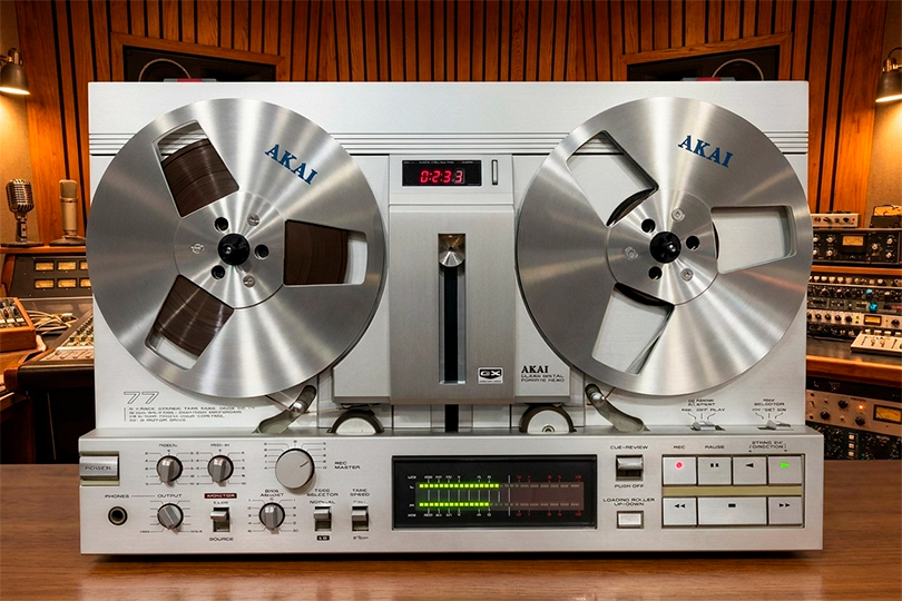 Akai GX-77 — компактный катушечник для домашней системы