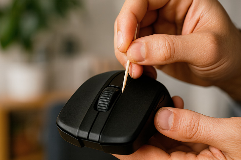 Как почистить компьютерную мышь